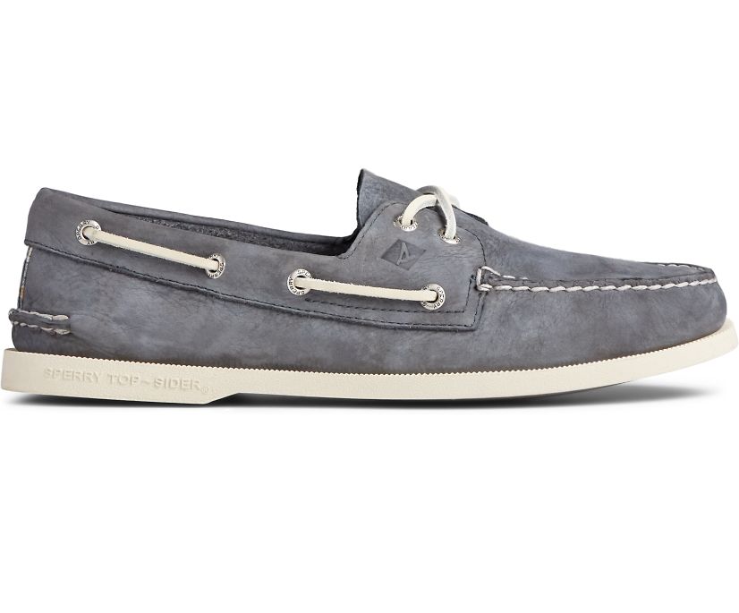 Sperry Authentic Original Surf Boat Shoes - Men's Boat Shoes - Grey [LN4589017] Sperry Top Sider Ire